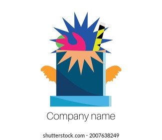 magician icon design vector minimalism.