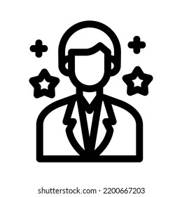magician icon or logo isolated sign symbol vector illustration - high quality black style vector icons
