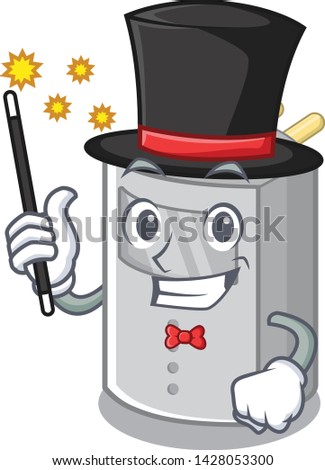 Magician motion sensor placed above character table