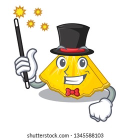 Magician pineapple slices on a cartoon plate
