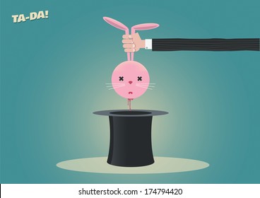 291 Pull Rabbit Out Hat Images, Stock Photos & Vectors | Shutterstock
