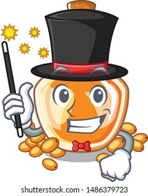 Magician sea buckthorn oil on the cartoon