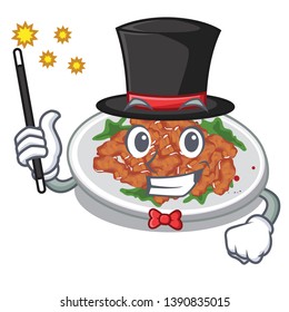 Magician sesame chicken in the character shape