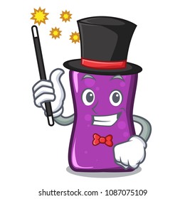 Magician shampo mascot cartoon style