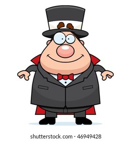 Magician Smiling