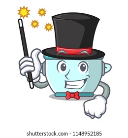 Magician steel pot mascot cartoon