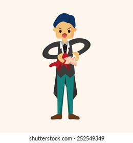 magician theme elements vector,eps