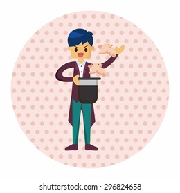 magician theme elements vector,eps