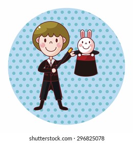 magician theme elements vector,eps