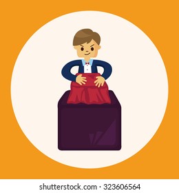 magician theme elements vector,eps
