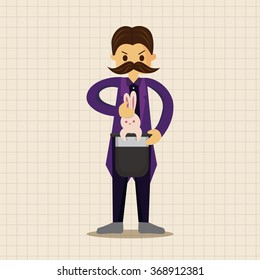 magician theme elements vector,eps