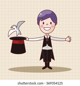 magician theme elements vector,eps