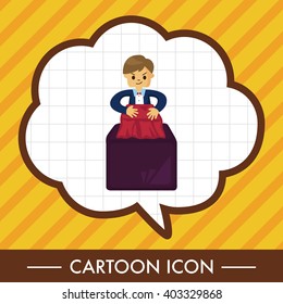 magician theme elements vector,eps