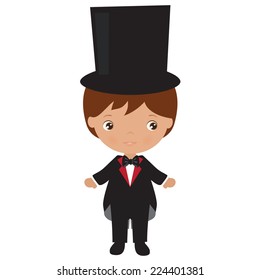 Magician vector illustration
