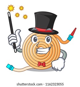Magician the water hose mascot