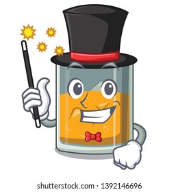 Magician whiskey in the a mascot shape