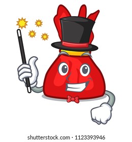 Magician wrapper candy mascot cartoon