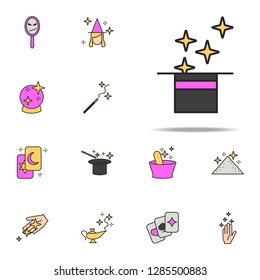 magician's hat icon. magic icons universal set for web and mobile