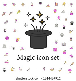 magician's hat icon. magic icons universal set for web and mobile