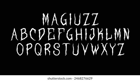 Magiuzz is a decorative display font. With bold tall and sharp stroke, fun character with a bit of ligatures and alternates. To give you an extra creative work.