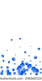 Cápsulas redondas de magnesio esparcidas al azar.  Tratamiento de belleza y nutrición cuidado de la piel.   Concepto de vida saludable. Ilustración vectorial de vitaminas esenciales. 