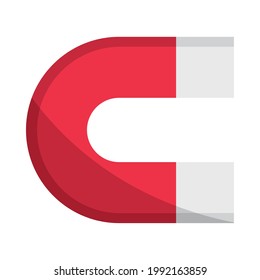 magnet attract force isolated icon