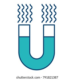 magnet attraction device symbol isolated
