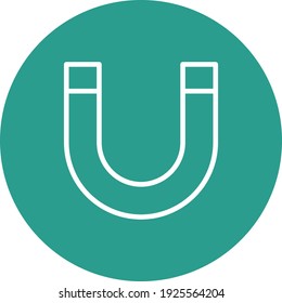 Magnet, attraction, snap icon vector image. Can also be used for customer support and UI. Suitable for use on web apps, mobile apps and print media.