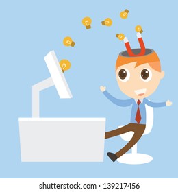Magnet attracts idea