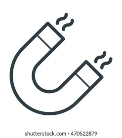 Magnet Colored Vector Icon 