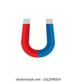 Magnet Flat Icon Illustration