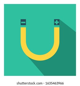Magnet flat icon vector - ui icon vector