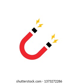 Magnet graphic design template vector isolated illustration