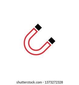 Magnet graphic design template vector isolated illustration