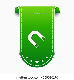 Magnet Green Vector Icon Design