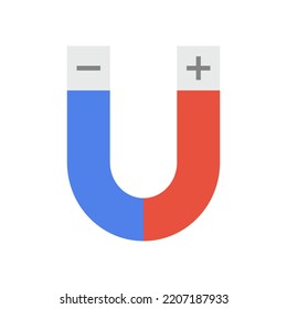 Magnet icon. Attract icon. Vector.