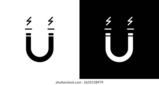 Magnet icon concept, vector illustration
