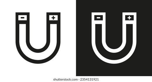 Magnet icon design for any purposes. Vector illustration design. 