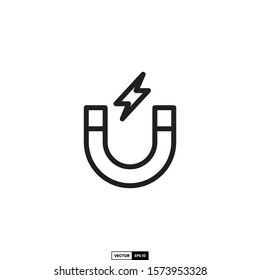 Magnet icon, design inspiration vector template for interface and any purpose