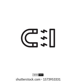 Magnet icon, design inspiration vector template for interface and any purpose