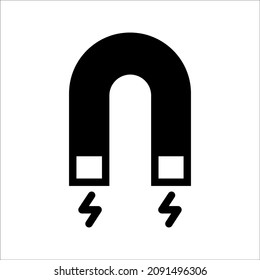 magnet icon design template Trendy style, vector, on white background, eps 10