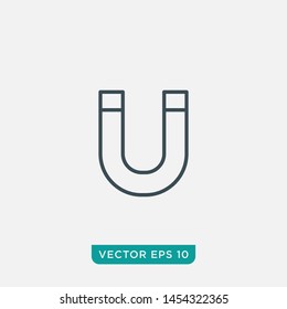 Magnet Icon Design, Vector EPS10