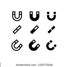 Magnet Icon Design Vector Symbol