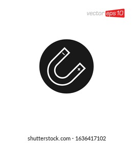 Magnet Icon Design Vector Template