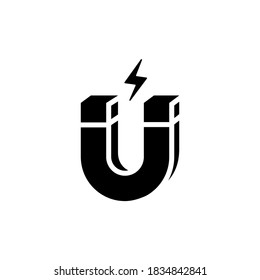 Vektorgrafik-Schaltbild für Magnetsymbol