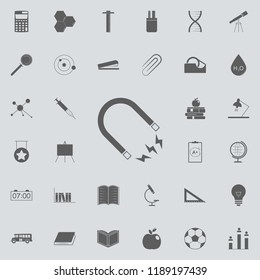 magnet icon. Education icons universal set for web and mobile