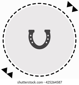 Magnet icon Flat Design. Isolated Illustration.