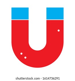 magnet icon. flat illustration of magnet vector icon. magnet sign symbol