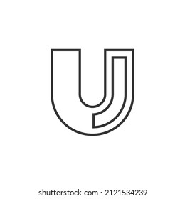 Magnet icon in flat style. Attract vector illustration on white isolated background. Electromagnetic business concept.