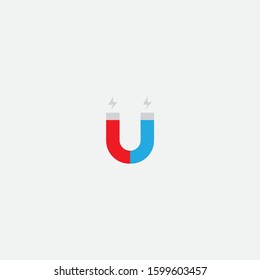 magnet icon graphic element Illustration template design